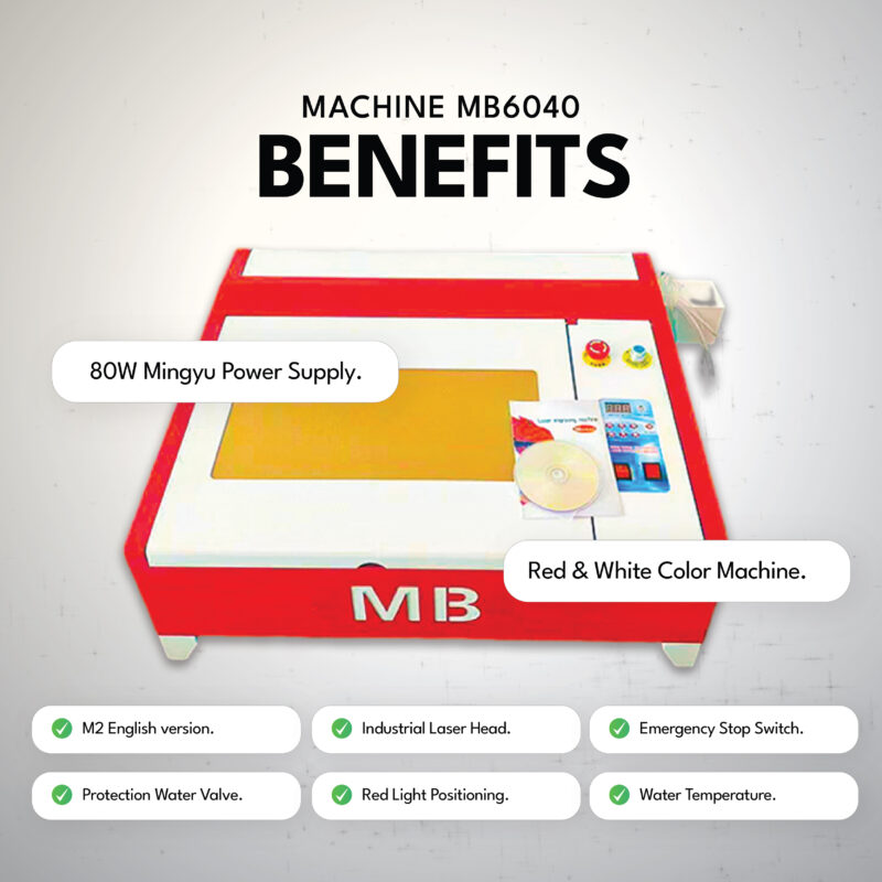 Laser Engraving and Cutting Machine MB6040(80watt) | Motivate Box