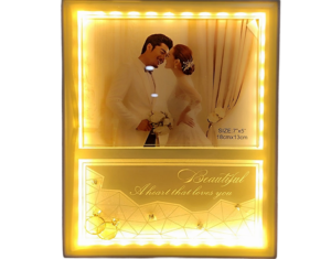 picture frame with led