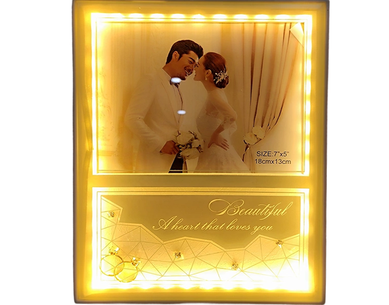 picture frame with led