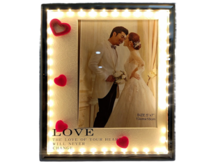 led photo frames with light