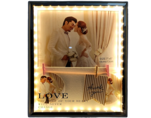 led light photo frames