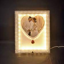 Custom Heart photo frame closeup shoot