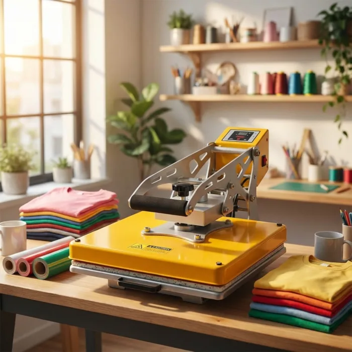 15x15 Heat Press Machine With Auto Open Slider MB0MC005 Marketing