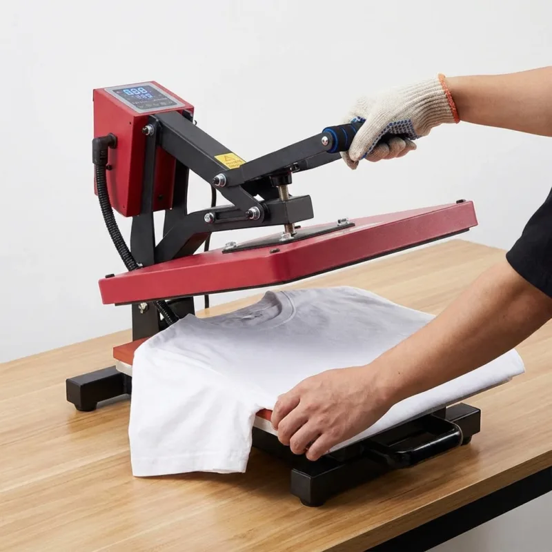 15x15 Heat Press Machine With Touch Screen and Slider MB0MC008 Usage