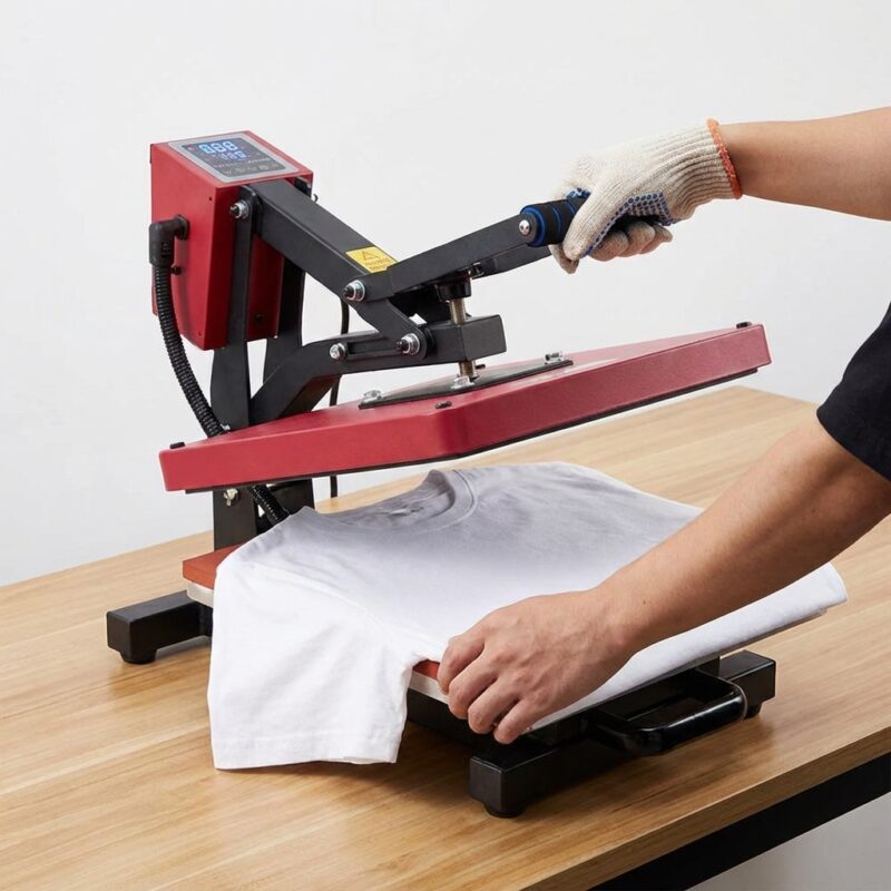 15x15 Heat Press Machine With Touch Screen and Slider MB0MC008 Usage