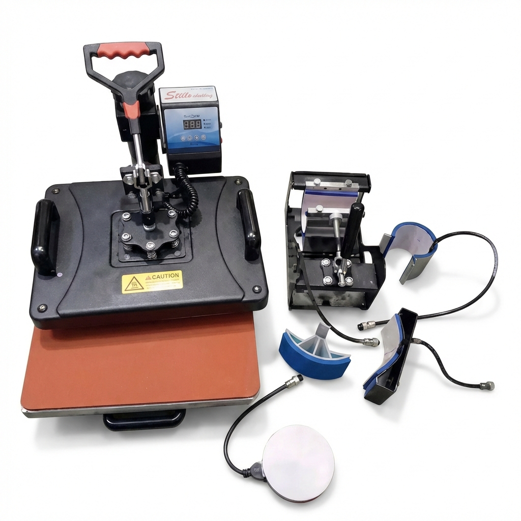 5-in-1 Combo Heat Press Machine with Slider 1 5 in 1 Combo Heat Press Machine with Slider MB0MC024 High Fidelity Front