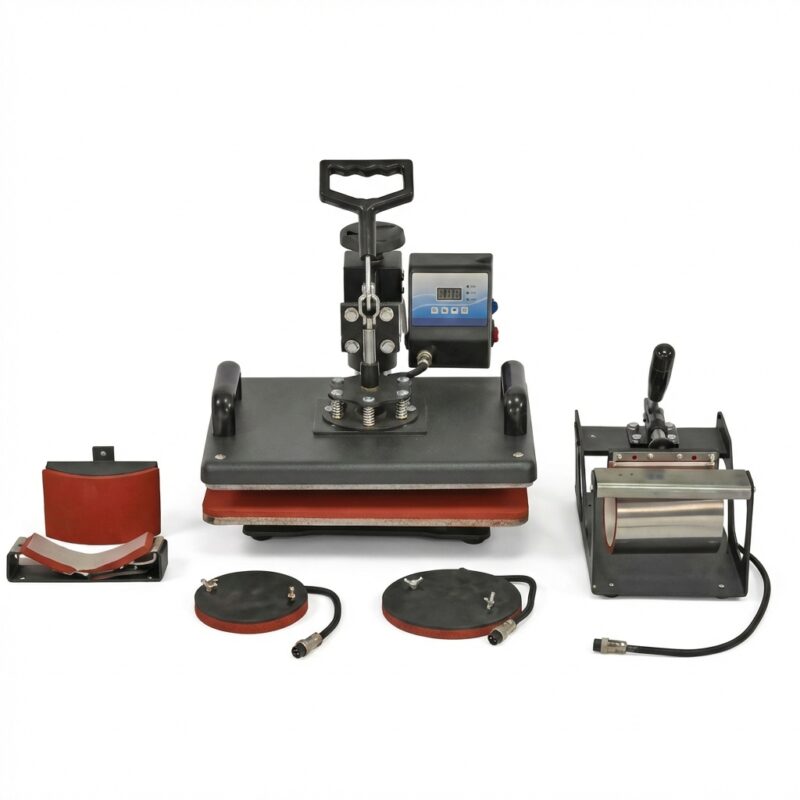 5 in 1 Combo Heat Press Machine without Slider MB0MC018 High Fidelity Front