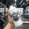 Aluminium White Sipper Sublimation Bottle 2 Aluminium White Sipper Sublimation Bottle MB0SP007 GYM