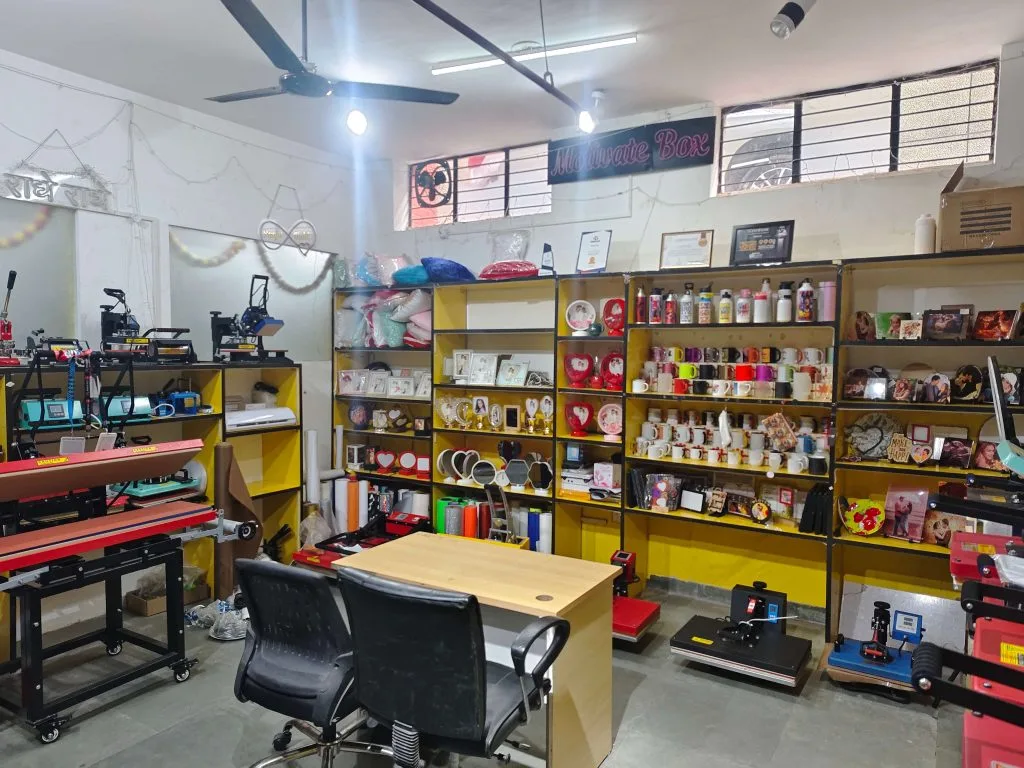 Sublimation Machines and Blanks Importer in Noida 1 MotivateBox Noida Office Interior 1