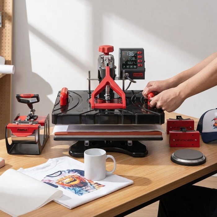 P 8100 5 in 1 Combo Heat Press Machine MB0MC033 Marketing Usage