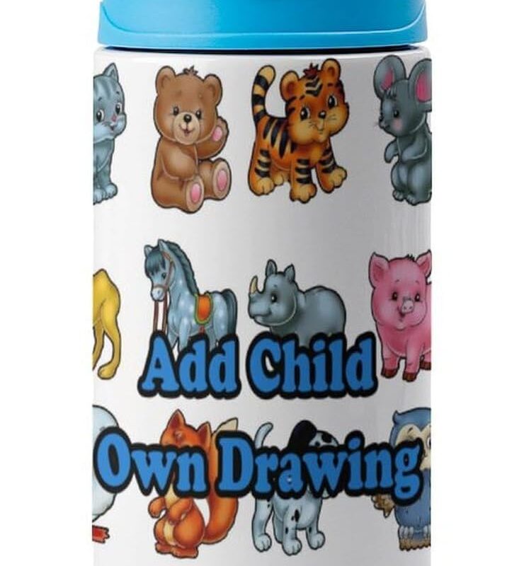 Push Kids Bottle Blue 2