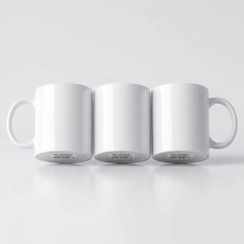 Sublimation White Mug A MB0MG001 Bulk Production Display