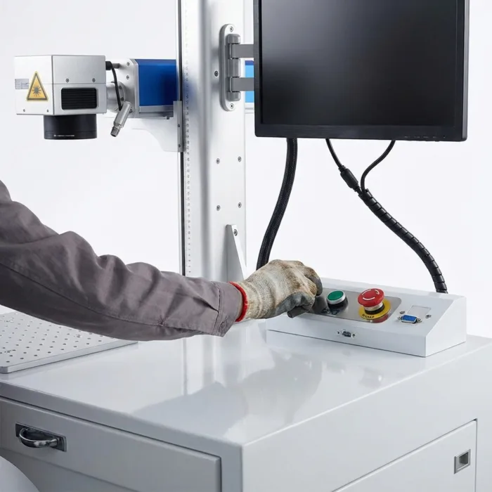 Fibre Marking Machine interaction