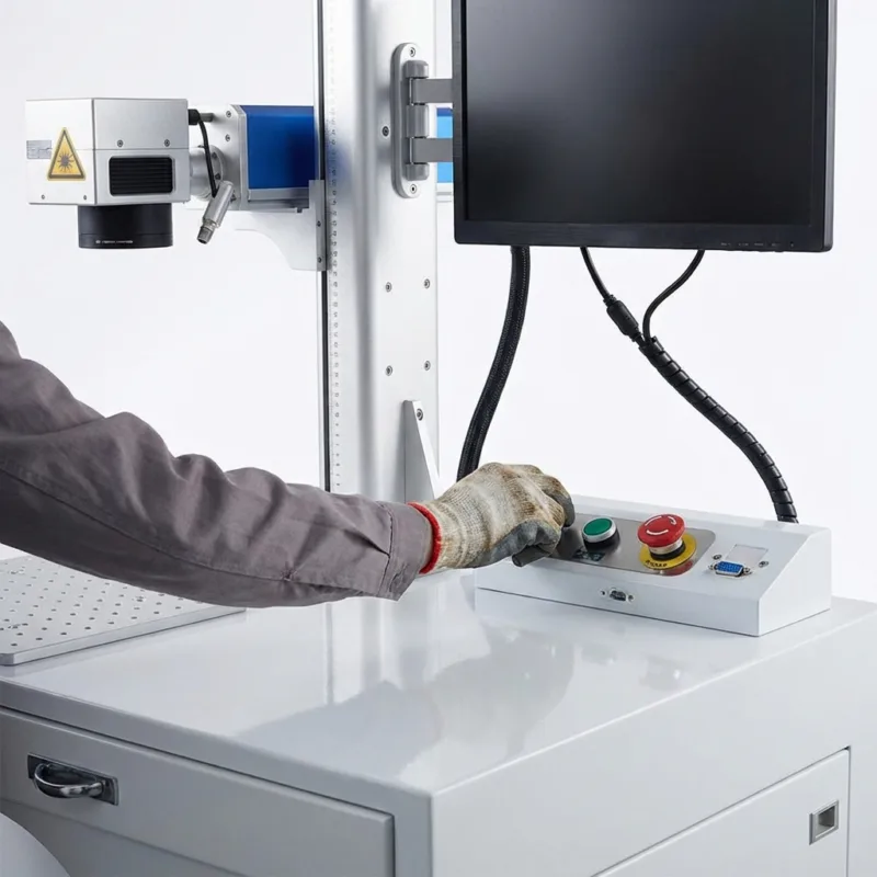 Fibre Marking Machine interaction