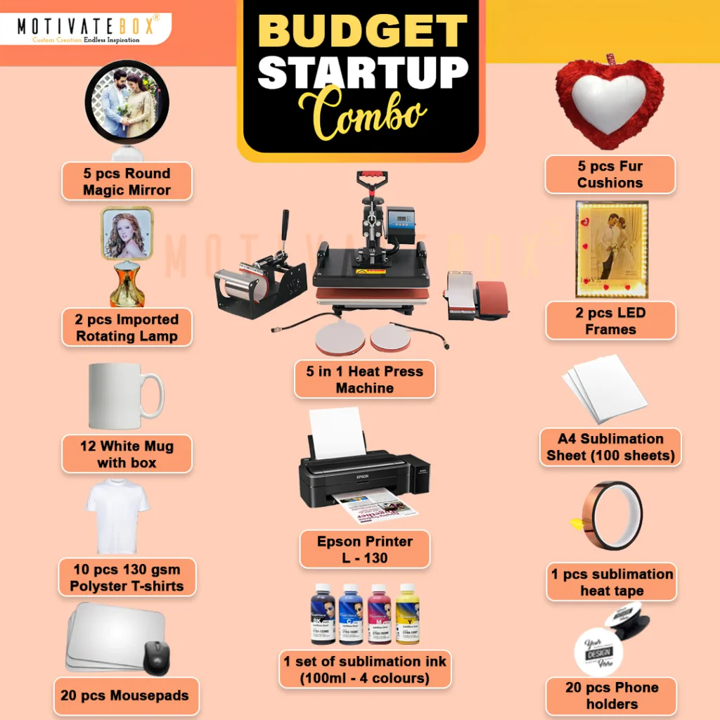Home 24 Budget Startup Sublimation Combo