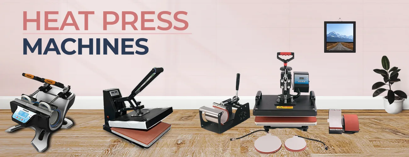 Heat Press Machine Banner