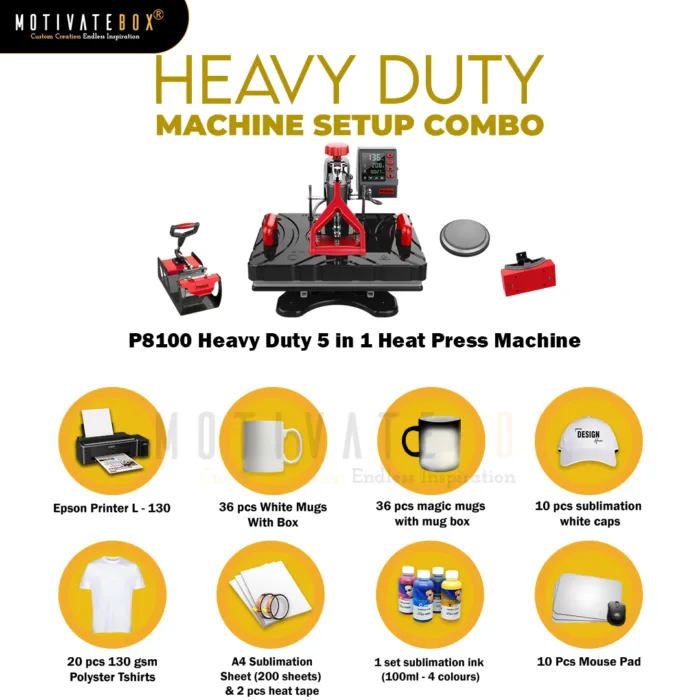 Heavy Duty Machine Setup Sublimation Combo