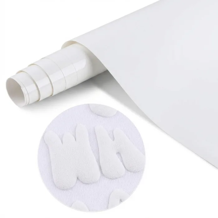 White Puff Heat Transfer Vinyl MB0VL029 High Fidelity Front