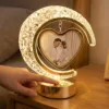 Half Moon LED Crystal Lamp (Heart & Round) 4 Half Moon LED Crystal Lamp Heart Round MB0PF081 Functional Interaction