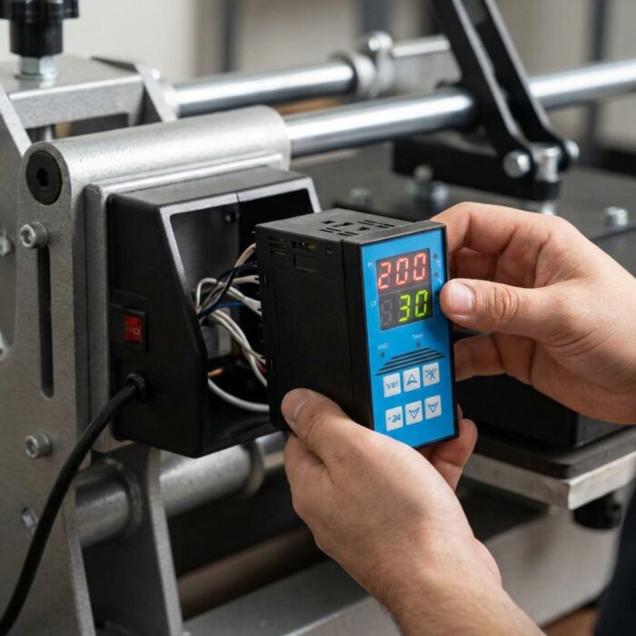 Heat Press Machine Controller Box Digital Box LED Controller MB0MA043 Functional Interaction