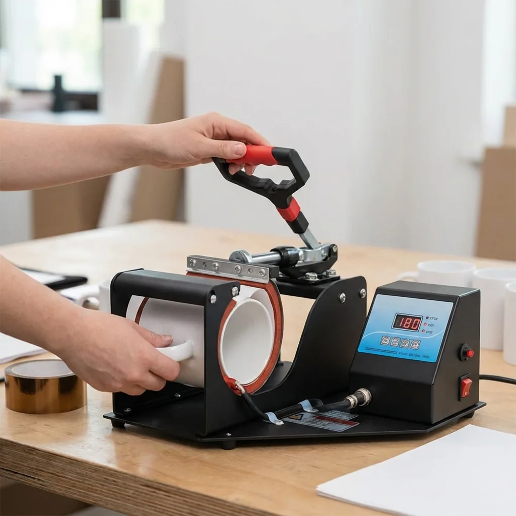 Home 17 Mug Press Machines MB0MC048 Marketing Usage