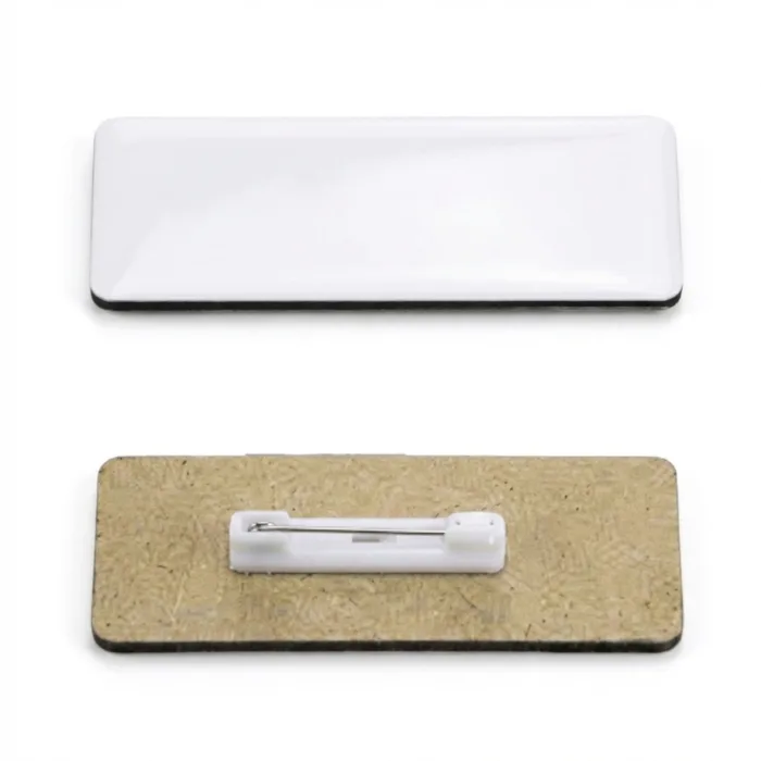 RECTANGULAR ROUNDED CORNER SUBLIMATION BADGES MB0OP149