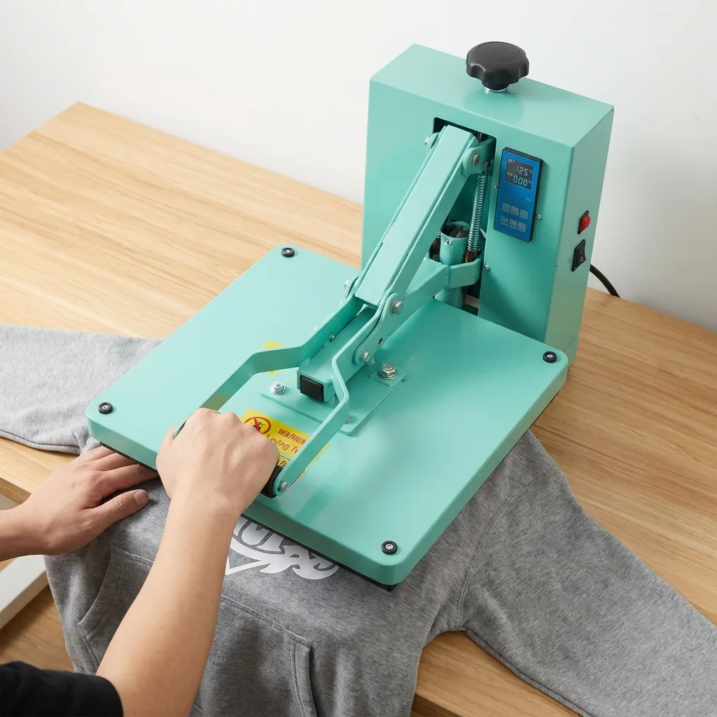 Home 16 15X15 Heat Press Machine Mint Green MB0MC009 Hoodie Printing