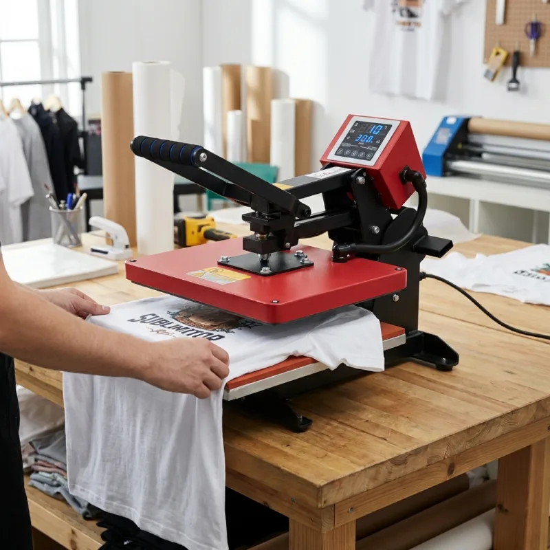 15X15 Heat Press Machine with Touch Screen MB0MC006 T shirt