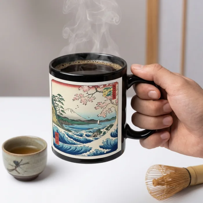 Black Patch Mug Chinese MB0MG088 Coffee