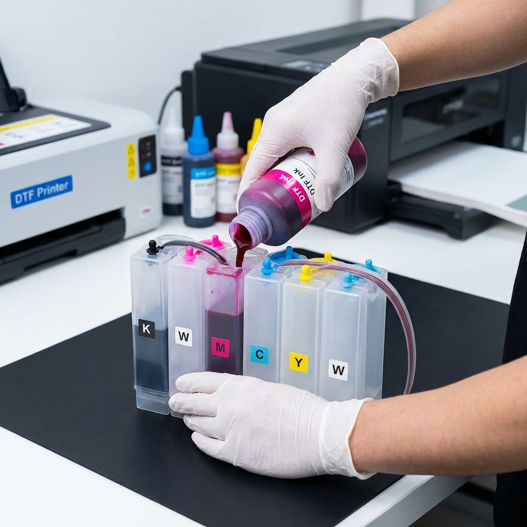 DTF Ink Tank 3 DTF Ink Tank MB0DF021 Functional Interaction