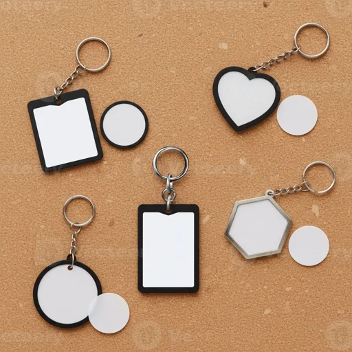 Double Side Sublimation Metal Keychain