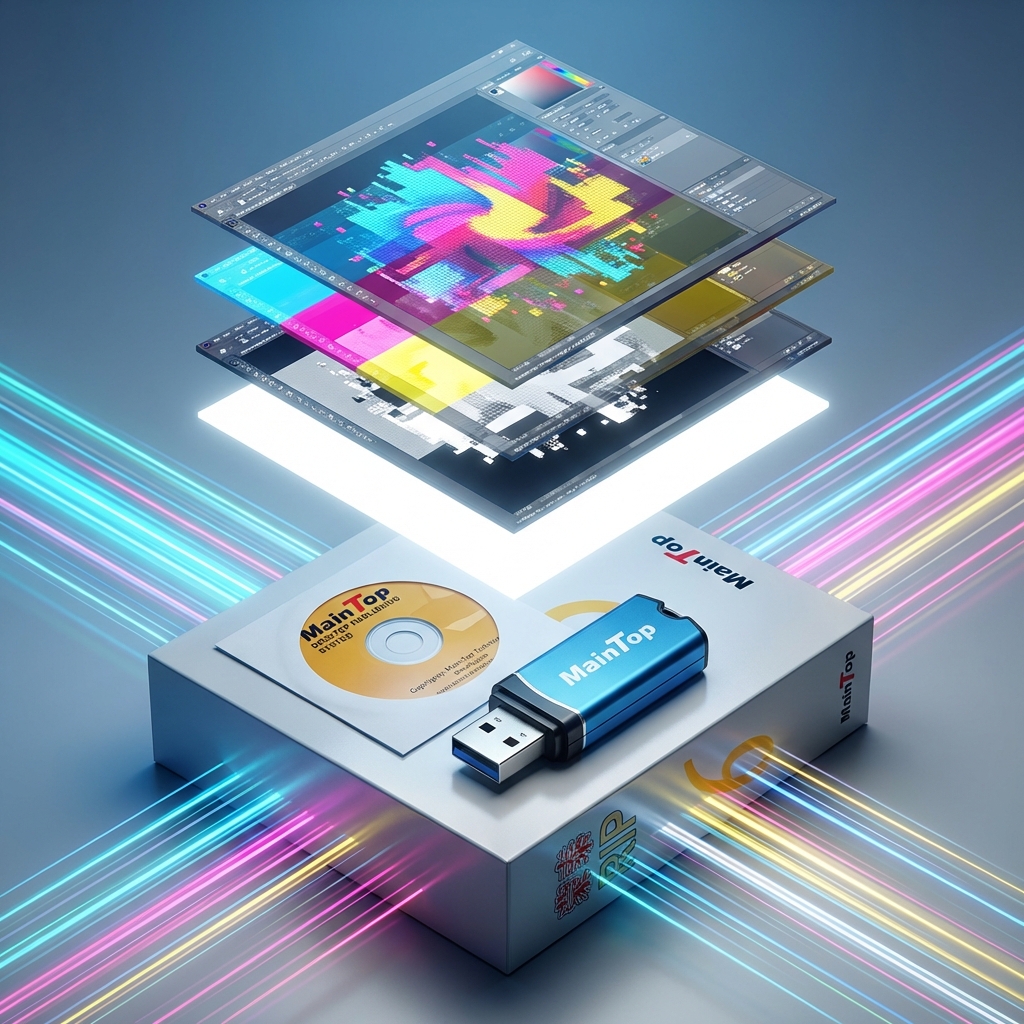 DTF Software (Maintop Rip Software) 2 Dtf Software Maintop Rip Software MB0DF023 White Channel Mastery