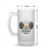 Frosted Beer Mug 16oz MB0MG026 High Fidelity Front