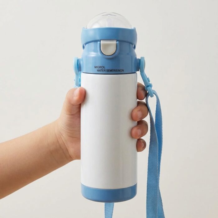 Kids Bottle With Strap Functional Interaction