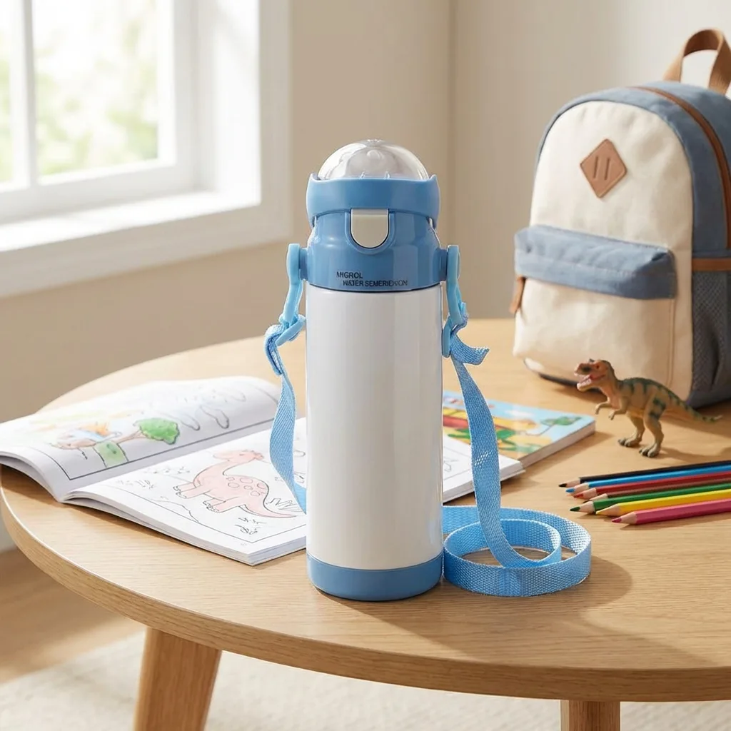 Kids Bottle With Strap Marketing Usage