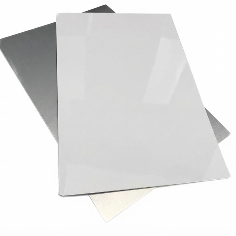 Metal Sheet White 12x24 Glossy MB0MS006 Exact Replica