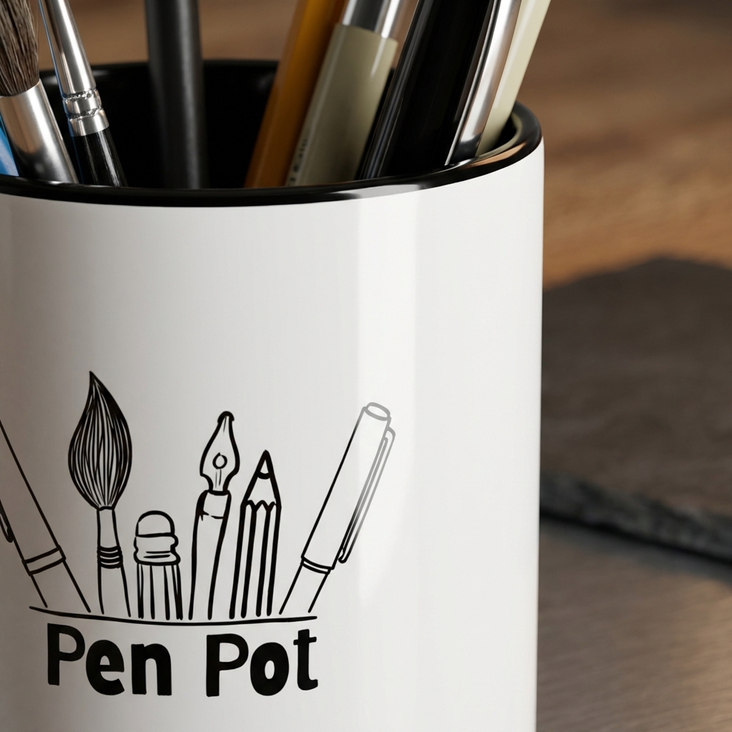 Pen Stand/Pen Pot Mug 3 Pen Stand Pen Pot Mug MB0MG096 Material Macro