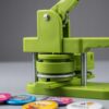 Plastic Badge Machine With One Mould MB0MC001 The Perfect Press