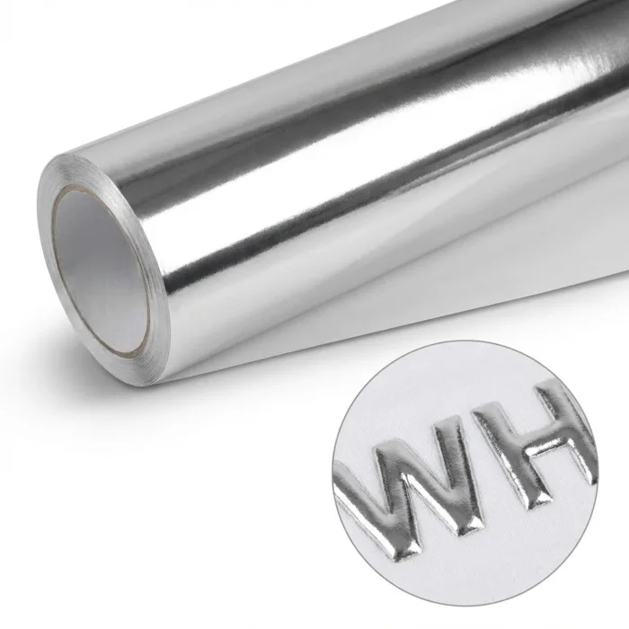 Puff Heat Transfer Vinyl MB0VL032 Reflective Silver