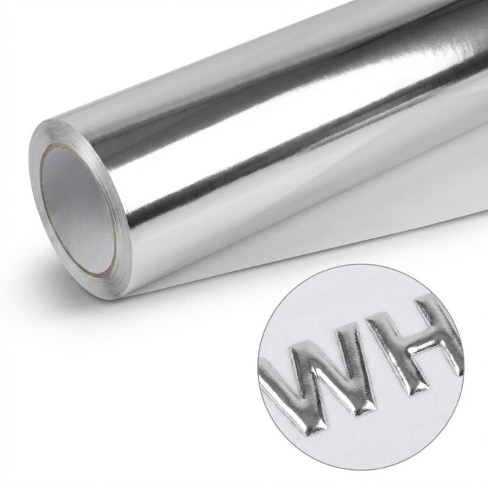 Puff Heat Transfer Vinyl MB0VL032 Reflective Silver