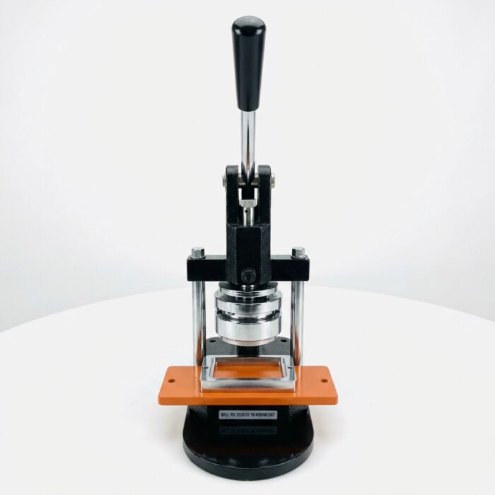 Rectangular Corner Badge Machine Badge Size 80x53 mm MB0MC067 High Fidelity Front