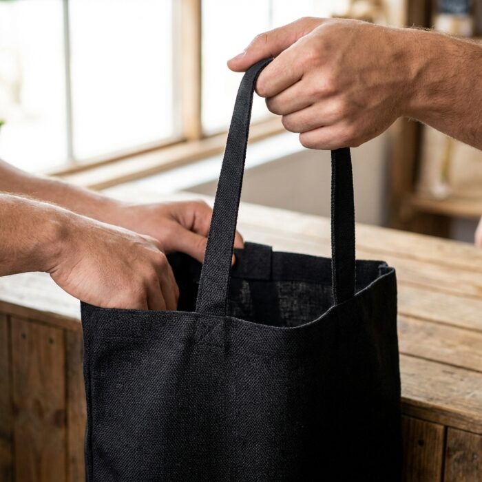 SUBLIMATION TOTE BAGS COLOR BLACK MB0OP114 FUNCTIONAL INTERACTION