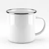 White Steel/Enamel White Sublimation Mug 2 White Steel Enamel White Mug MB0MG103 Exact Replica