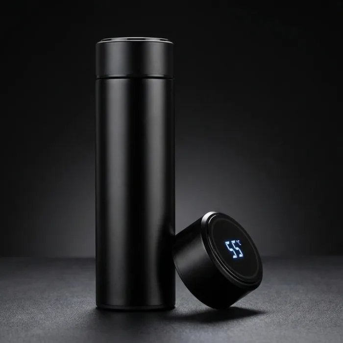 Black Temperature Bottle