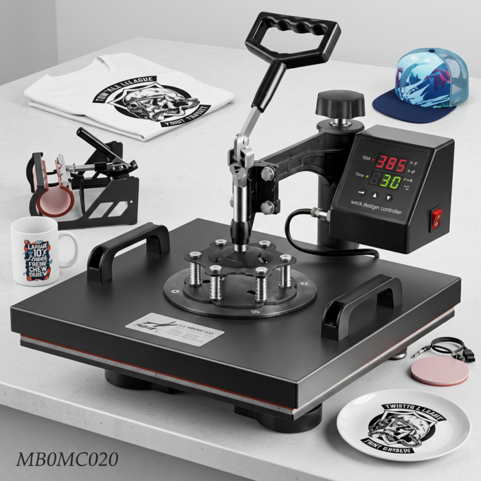 5 In 1 Machine 38 X 38 Cm Combo Machine MB0MC020 Production Capability