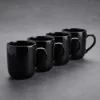Ceramic Tea Mugs 5 Ceramic Tea Mugs 9 Oz Black MB0MG014 B2b Capacity Shot