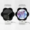 Magic Mirror (Sublimation LED Photo Frame) 6 Magic Mirror Sublimation Led Photo Frame Flower Black MB0PF039 Mirror Vs Photo Transition