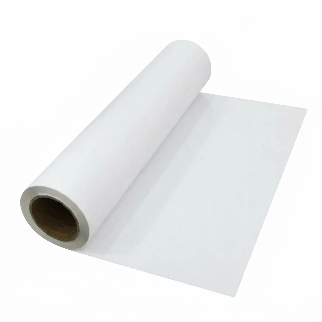 Flock Heat Transfer Vinyl White White MB0VL004 Exact Replica