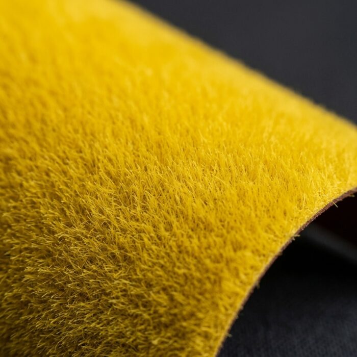 Flock Heat Transfer Vinyl - Yellow - Yellow MACRO TEXTURE DETAIL