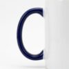 Inner Handle Colored Sublimation Mug - Dark Blue - Dark Blue HANDLE ERGONOMICS